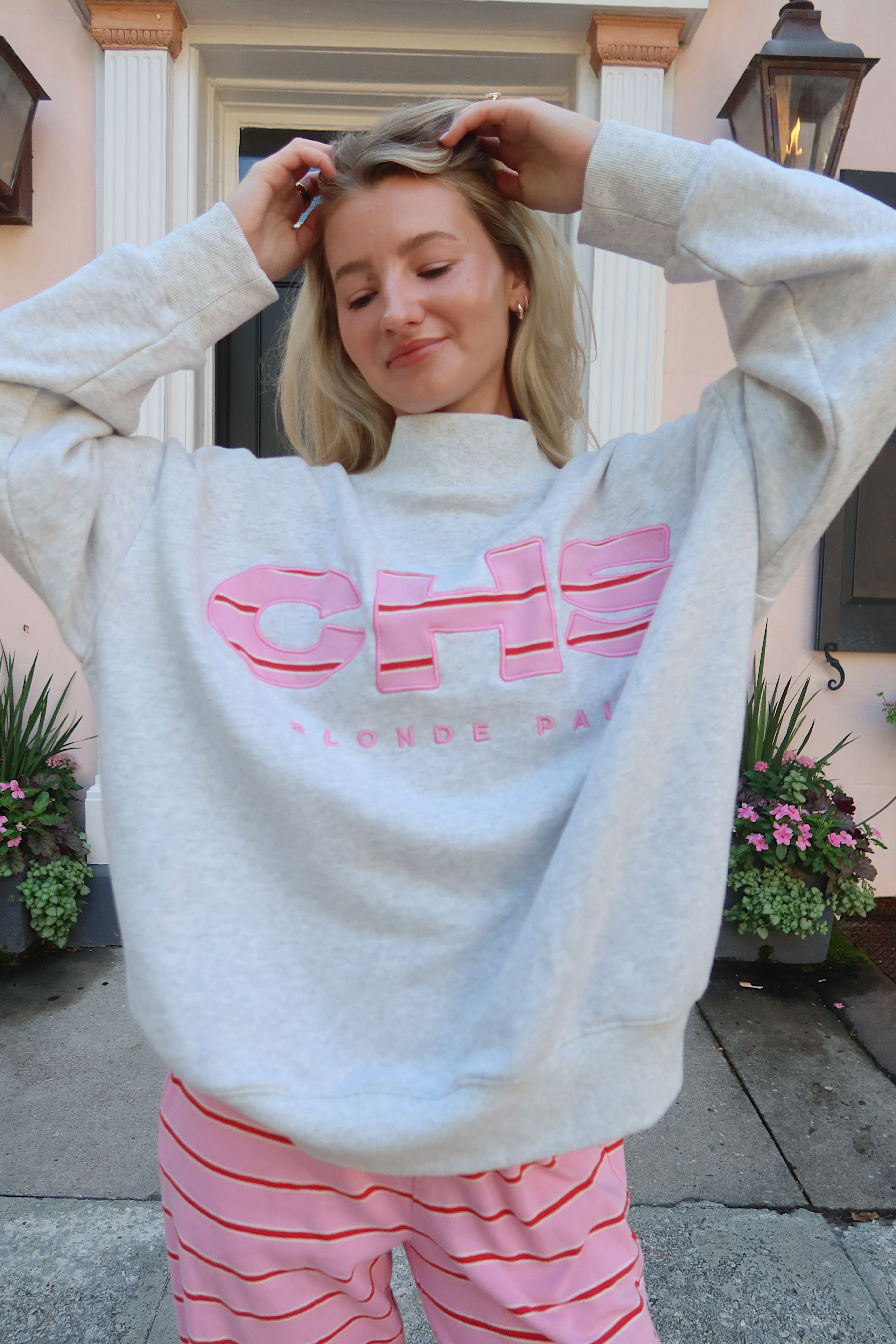 Charleston mockneck sweatshirt